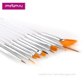 UV gel drawing painting brush pen 11pcs nail art decorations brush set